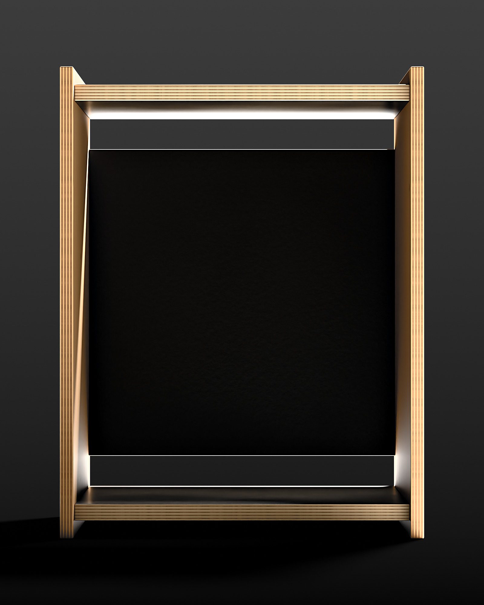 Beistelltisch, Rendering: Silhouette